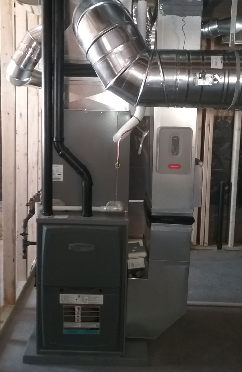 Ackerman Plumbing & Heating furnace system installation. Get yours today!